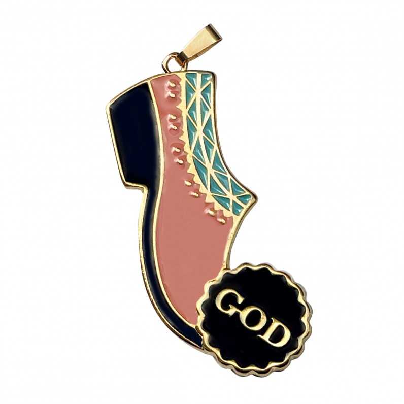 Tsarouchi GOD in pink color with cord