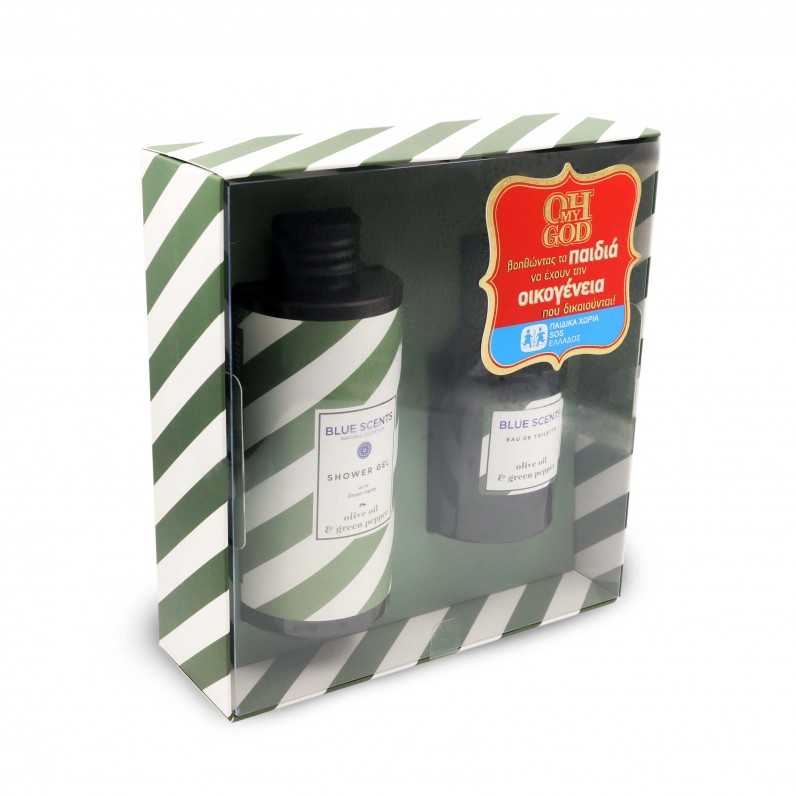 GIFT SET OLIVE OIL & GREEN PEPPER