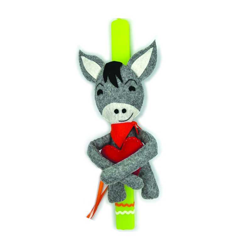 KIDS EASTER CANDLE LITTLE DONKEY