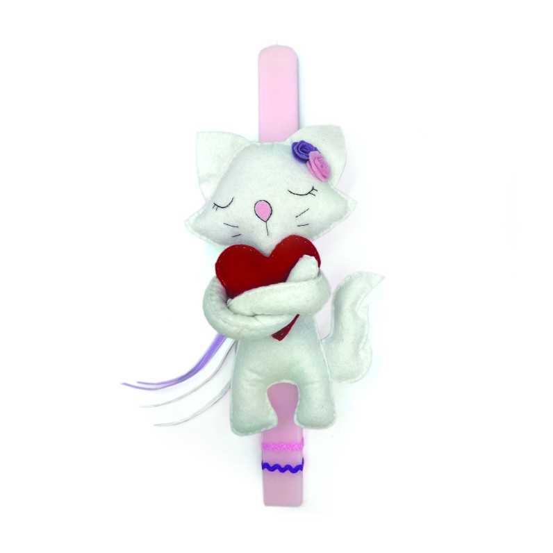 KIDS EASTER CANDLE CAT