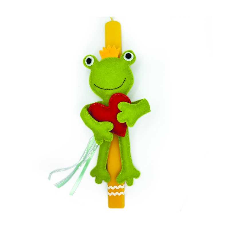KIDS EASTER CANDLE FROG