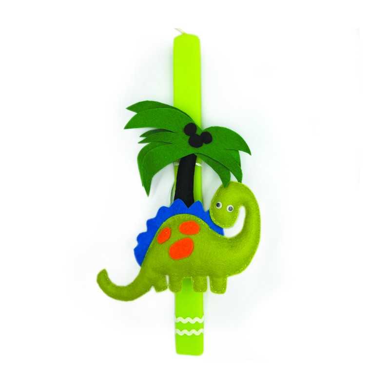 KIDS EASTER CANDLE DINO