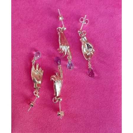 Hand drops earrings from...