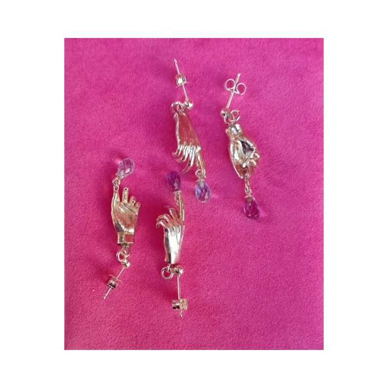 Hand drops earrings from "The hand...