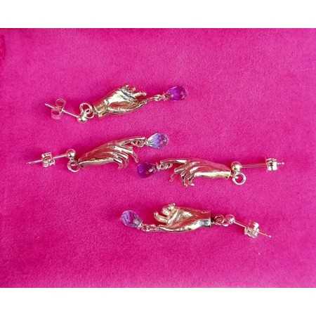 Hand drops earrings from... 2