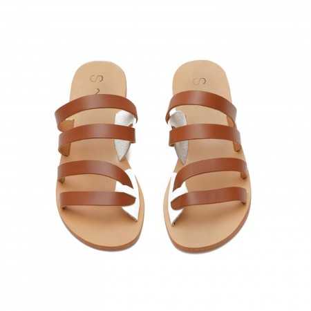 Σανδάλια Theros Caramel 2