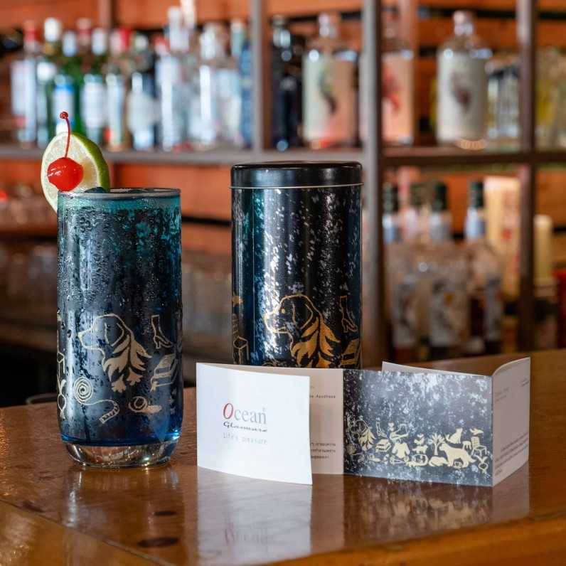 Glass in a box