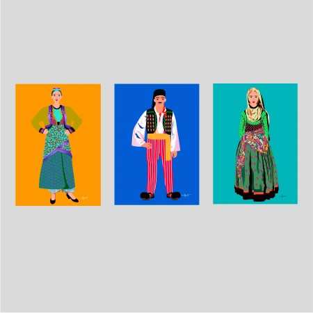 SET NO2 - 3 PIECES