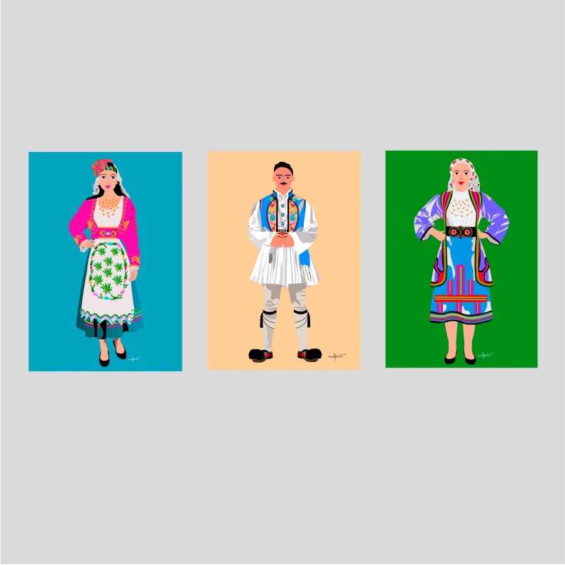 SET NO3 - 3 PIECES