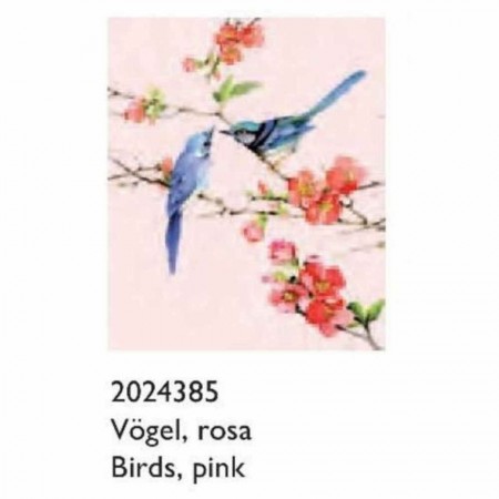 Πανάκι Μικροϊνών - Birds Pink 2