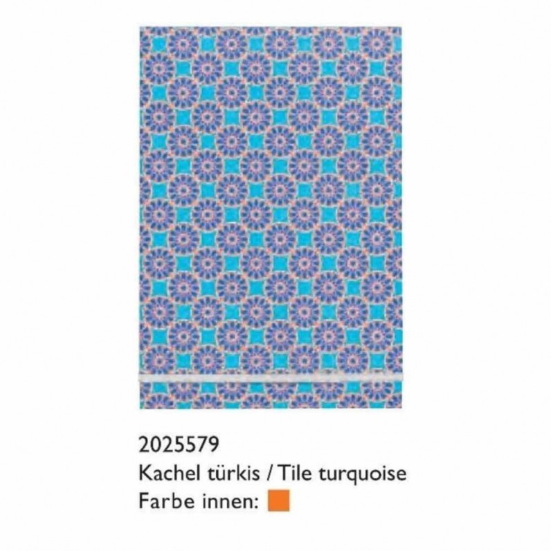 Σημειωματάριο  - Tile Turquoise