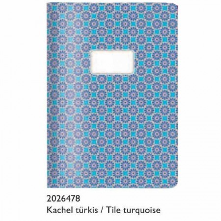 Τετράδιο Α4 - Tile Turquoise 2