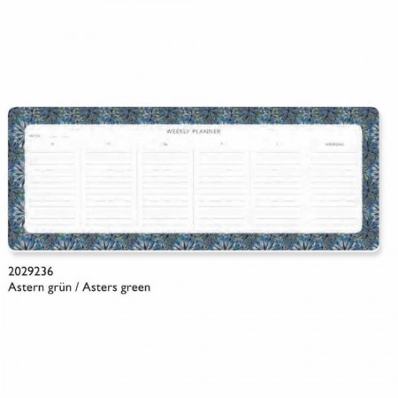Weekly Planner - Asters Green 2