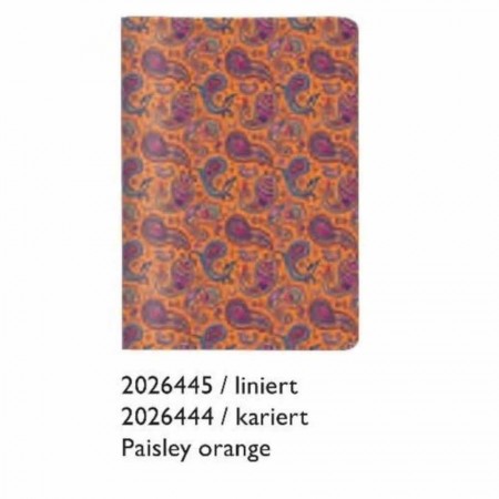 Τετράδιο Α6 - Paisley Orange 2