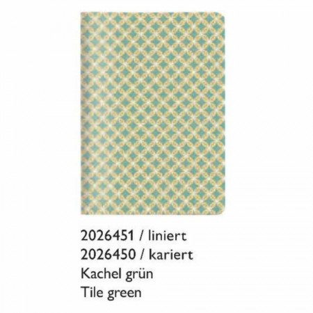 Tετράδιο Α6 - Tile Green 2