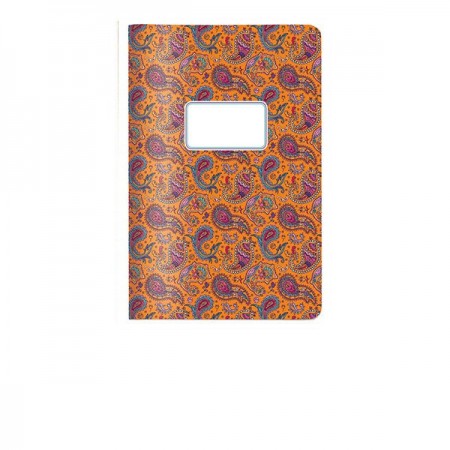 Τετράδιo A5 - Paisley Orange 2
