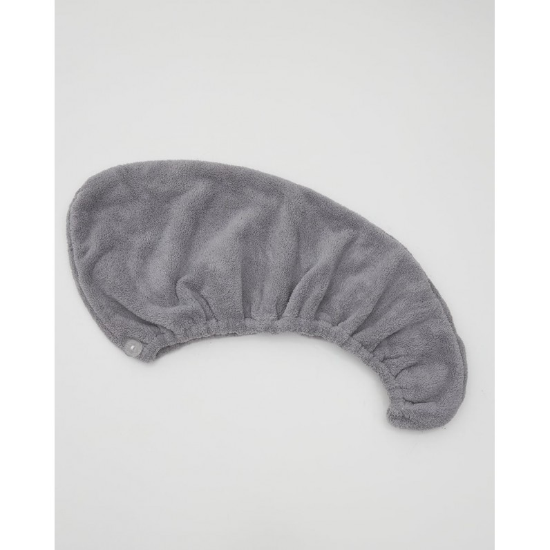 Γκρι Microfiber Πετσέτα Μαλλιών...