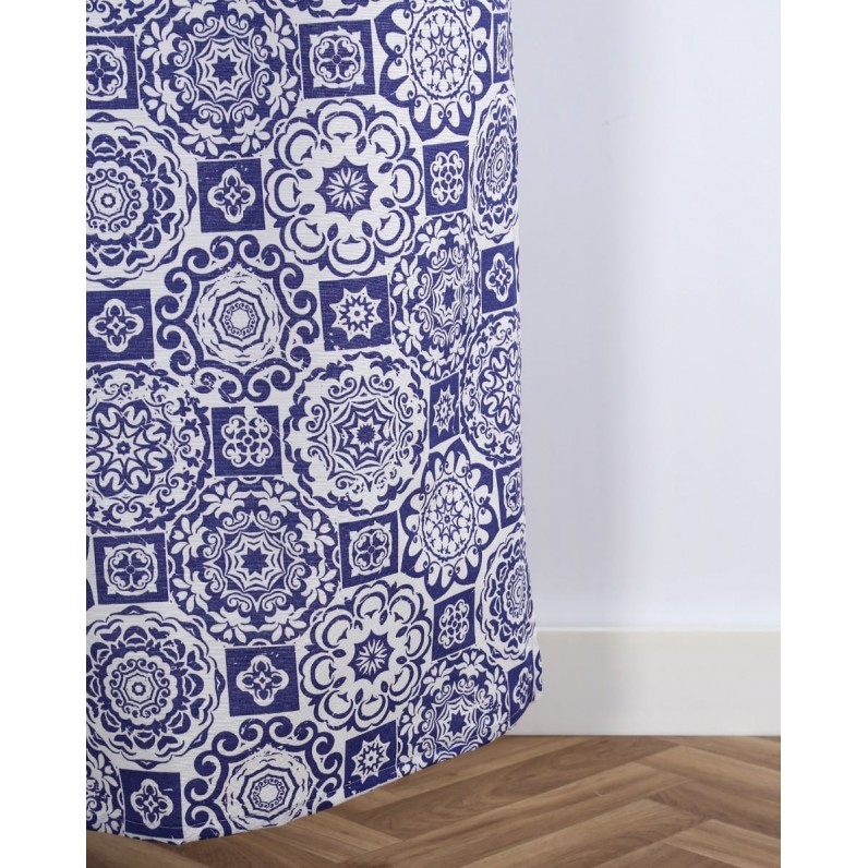 Έτοιμη Ραμμένη Κουρτίνα Azul...