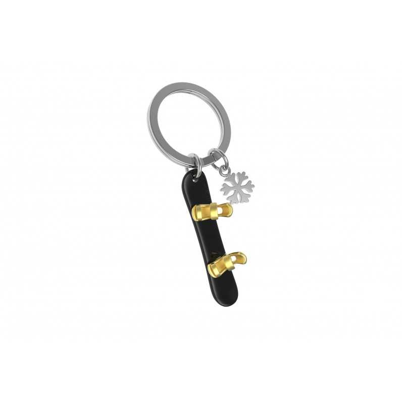 MTM SNOWBOARD WITH SNOWFLAKE CHARM...