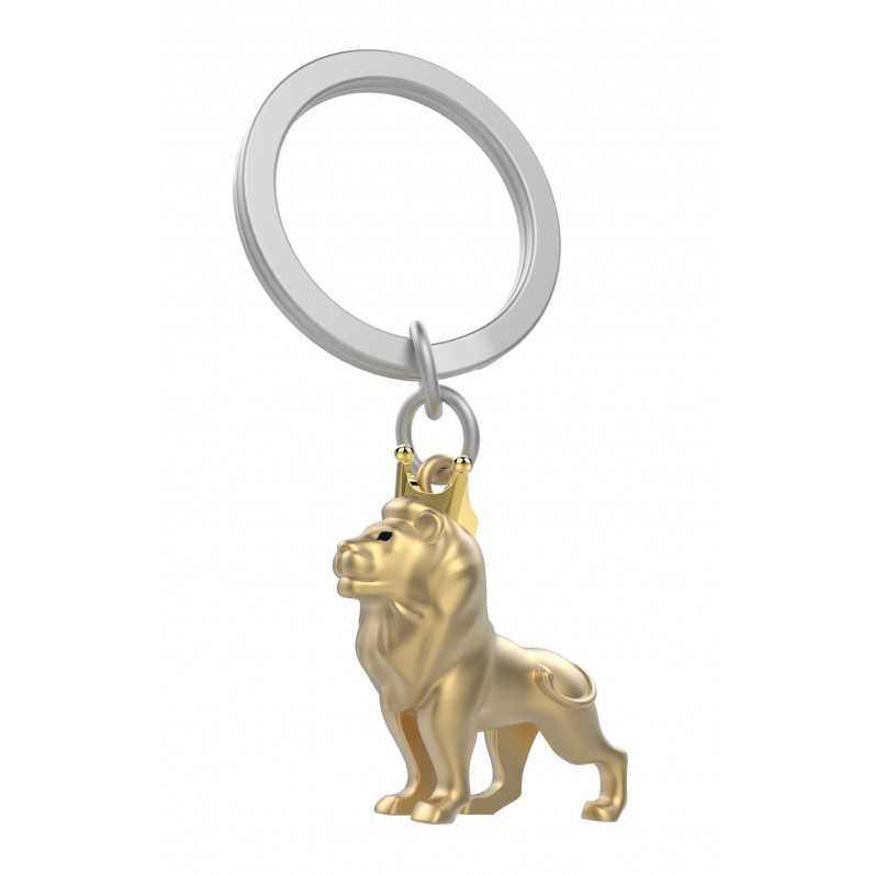 MTM LION & CROWN- PEARL GOLD PLATED BODY