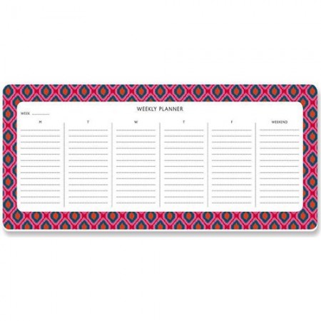 Weekly Planner - Ikat Orange