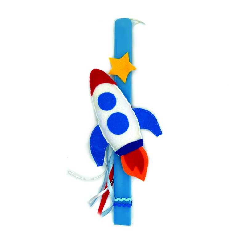 KIDS EASTER CANDLE "ROCKET"