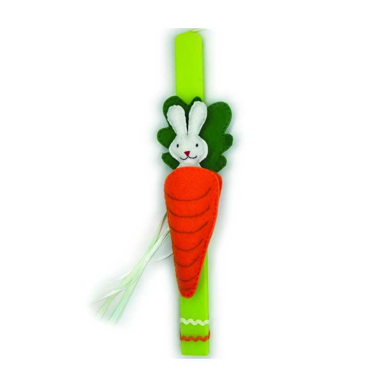 KIDS EASTER CANDLE "CARROT-BUNNY"