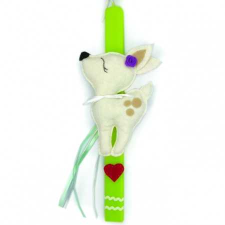 KIDS EASTER CANDLE "WHITE...