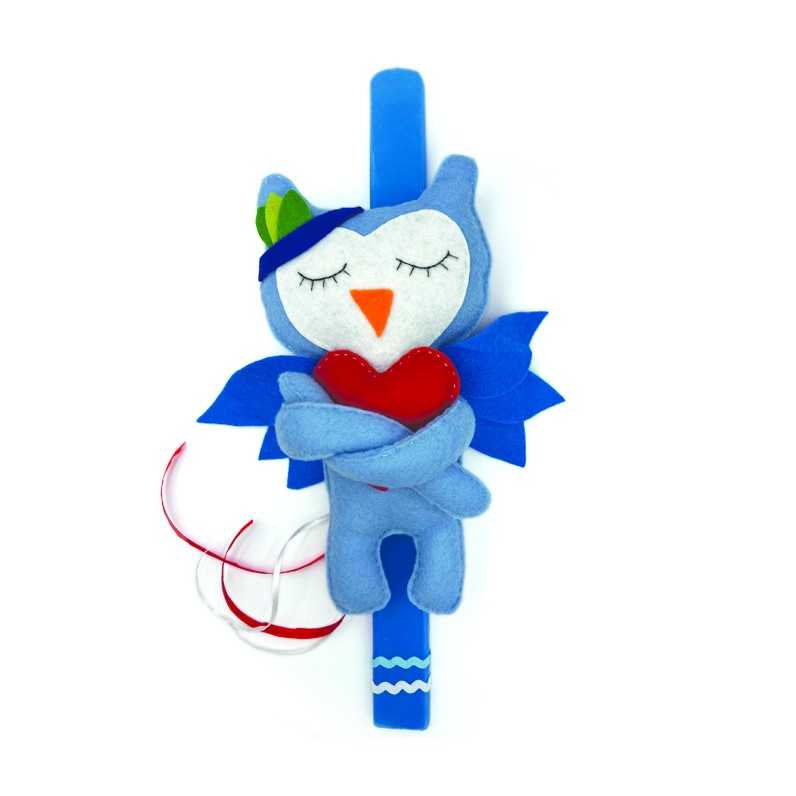 KIDS EASTER CANDLE "LIGHT BLUE"