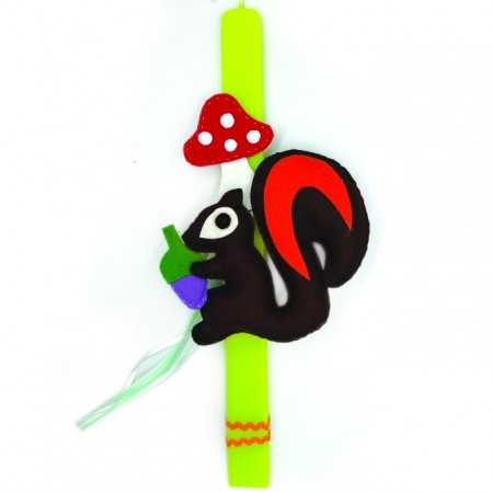KIDS EASTER CANDLE "SQUIRREL"
