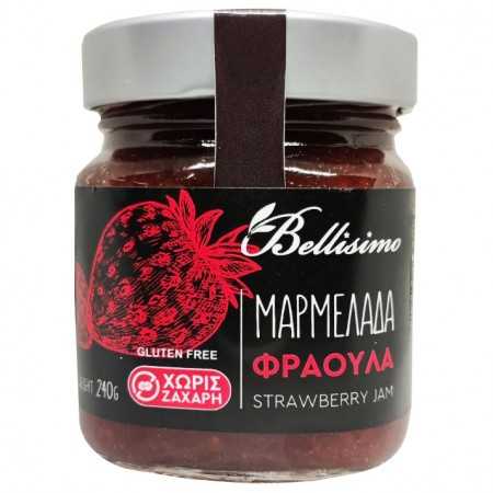 Μαρμελάδα Χωρίς Ζάχαρη Φράουλα (240gr)