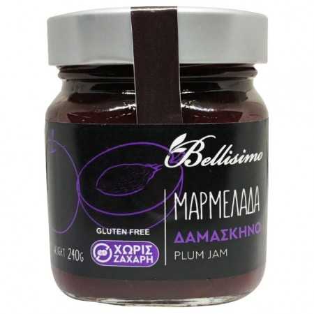 Μαρμελάδα Χωρίς Ζάχαρη Δαμάσκηνο (240gr)
