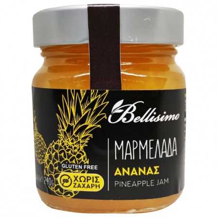 Μαρμελάδα Χωρίς Ζάχαρη Ανανάς (240gr)