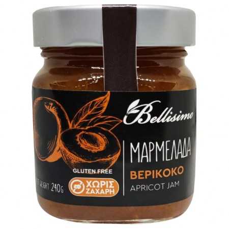 Μαρμελάδα Χωρίς Ζάχαρη Βερίκοκο (240gr)