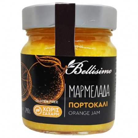 Μαρμελάδα Χωρίς Ζάχαρη Πορτοκάλι (240gr)