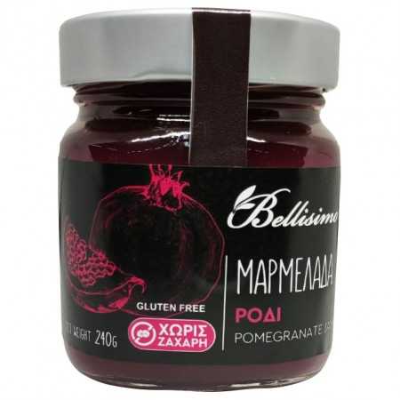 Μαρμελάδα Χωρίς Ζάχαρη Ρόδι (240gr)