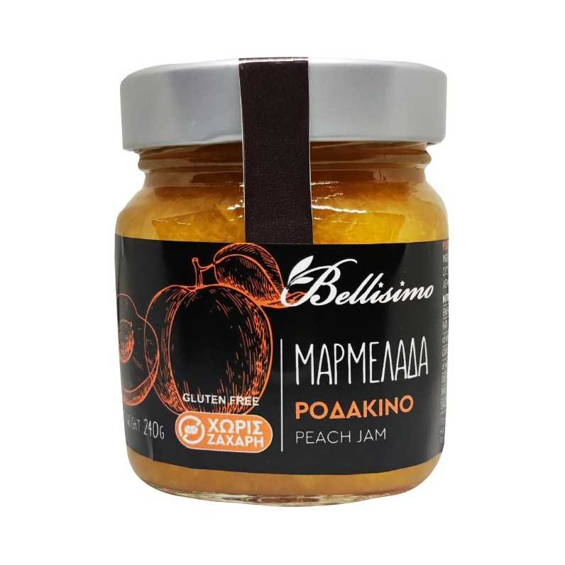 Μαρμελάδα Χωρίς Ζάχαρη Ροδάκινο (240gr)