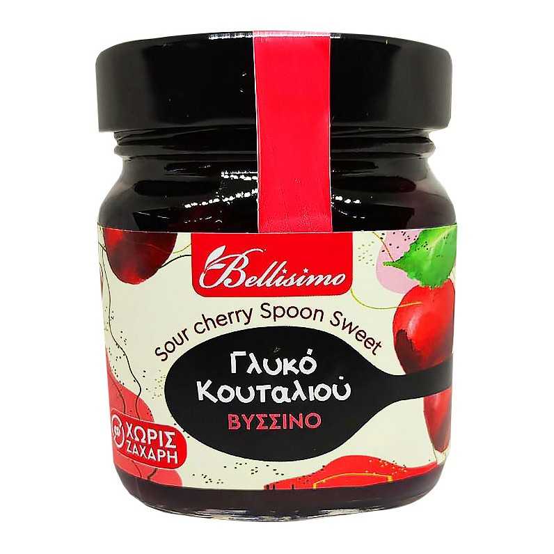 Γλυκό Κουταλιού ΧΩΡΙΣ Ζάχαρη Βύσσινο (240gr)