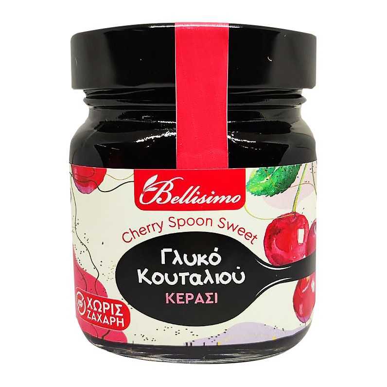Γλυκό Κουταλιού ΧΩΡΙΣ Ζάχαρη Κεράσι (240gr)