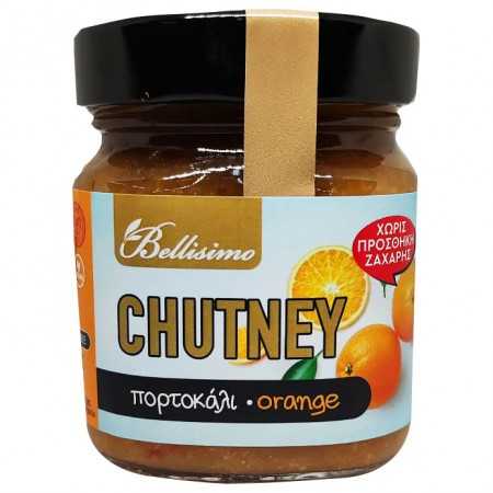 Chutney Πορτοκάλι  ΧΩΡΙΣ Ζάχαρη (225gr)