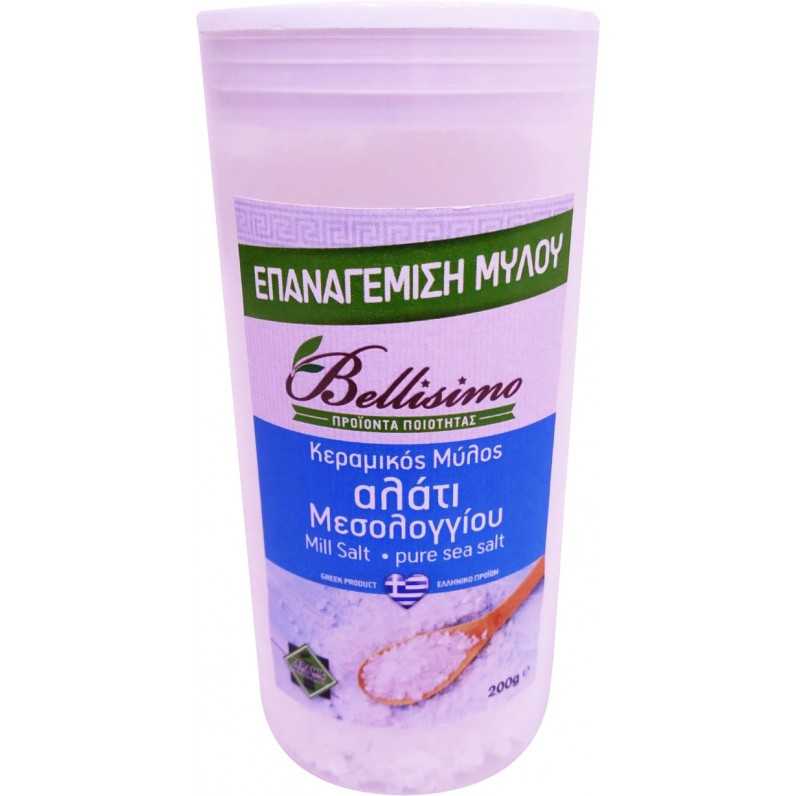 Επαναγέμιση μύλου αλάτι Μεσολογγίου (200gr)
