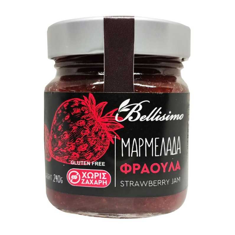 Μαρμελάδα Χωρίς Ζάχαρη Φράουλα (240gr)