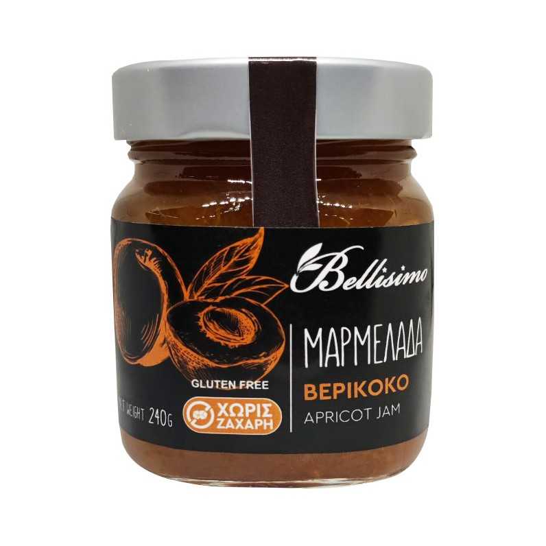 Μαρμελάδα Χωρίς Ζάχαρη Βερίκοκο (240gr)