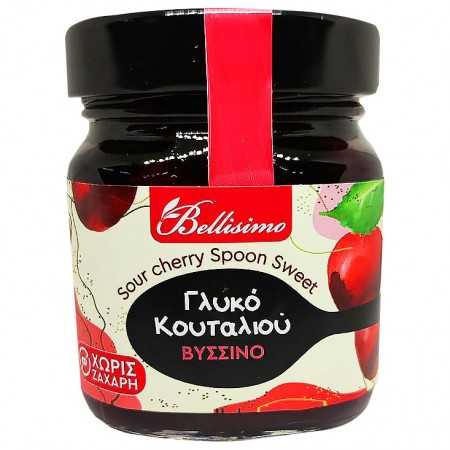 Γλυκό Κουταλιού ΧΩΡΙΣ Ζάχαρη Βύσσινο (240gr)