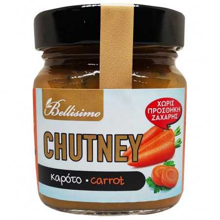 Chutney καρότο ΧΩΡΙΣ Ζάχαρη  (225gr)