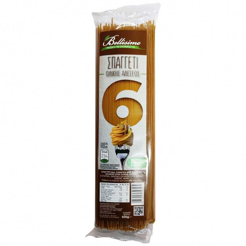 Σπαγγέτι Νο6 Ολικής Αλέσεως (500gr)